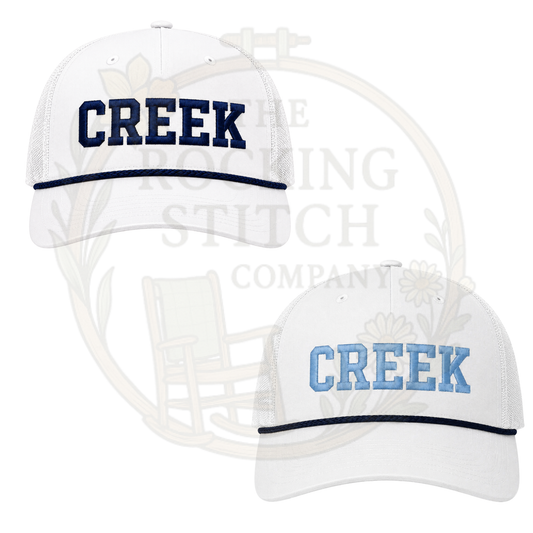 Richardson 112 Rope Hat- Embroidered Puff Creek