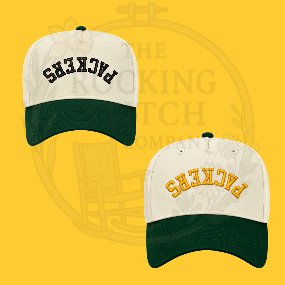 Packers Puff Upside Down Embroidered Hat