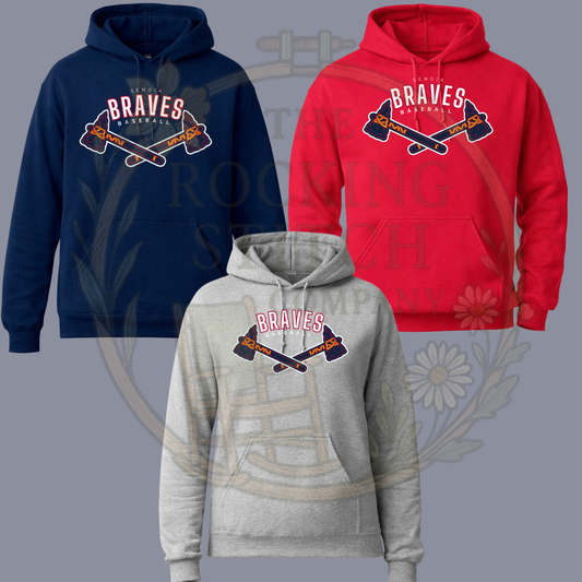 Senoia Braves Baseball Tomahawk Hoodie