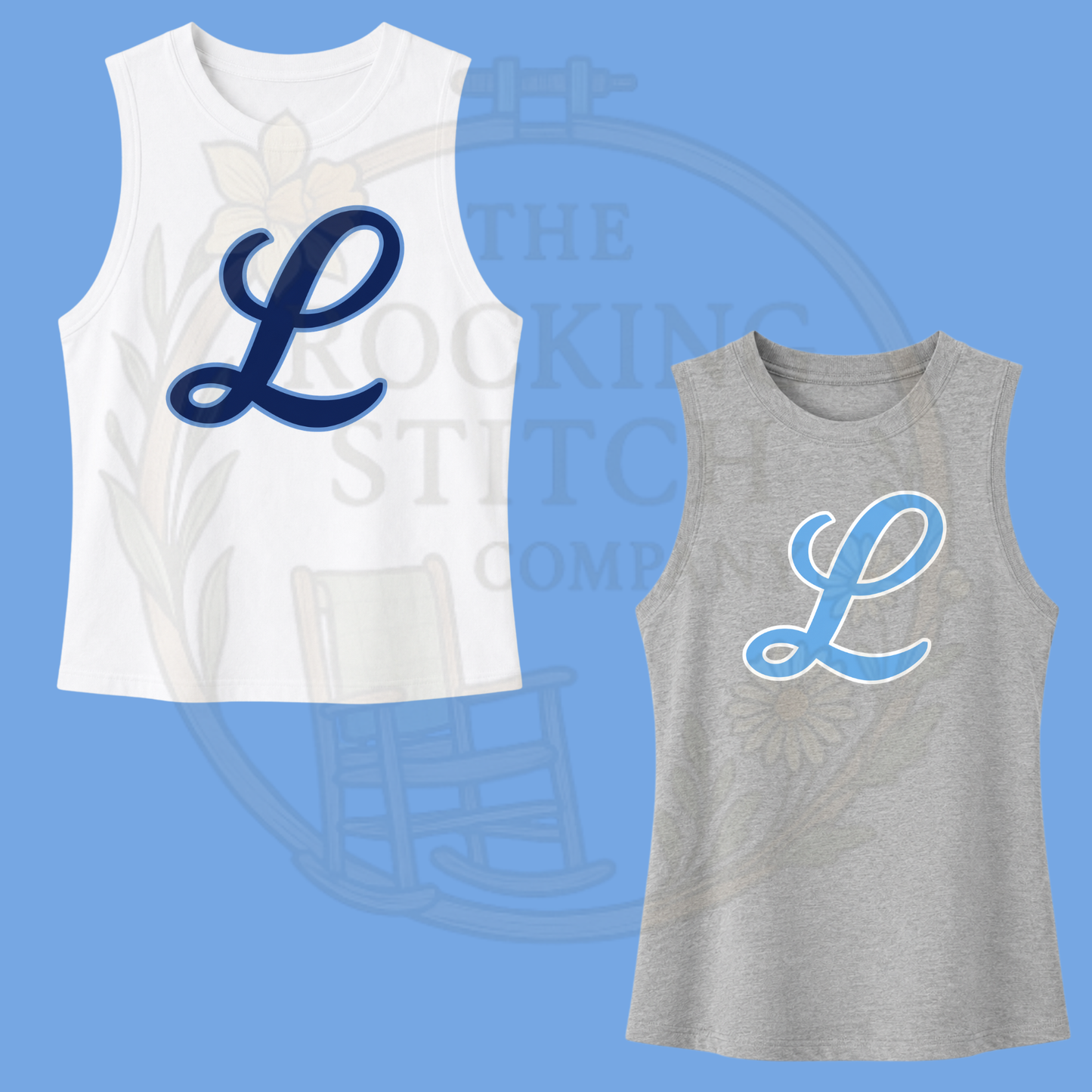 L Script Bell Canvas Cropped Tank
