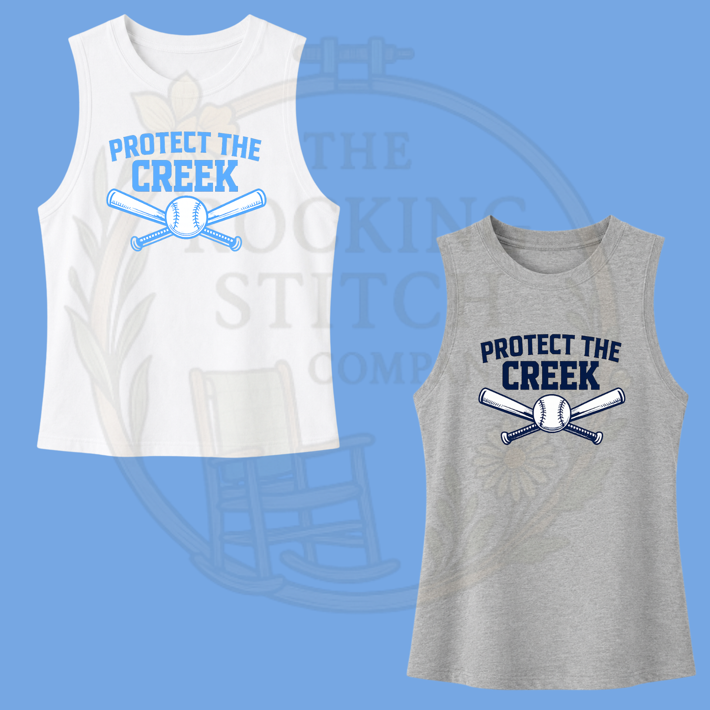 Protect the Creek Bella Canvas Cropped Tank