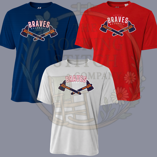 Drifit Senoia Braves Baseball Tomahawk