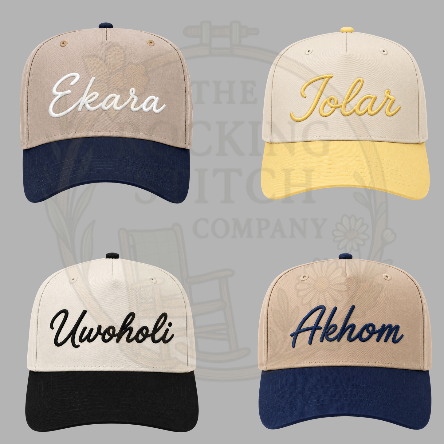 Embroidered House Hats
