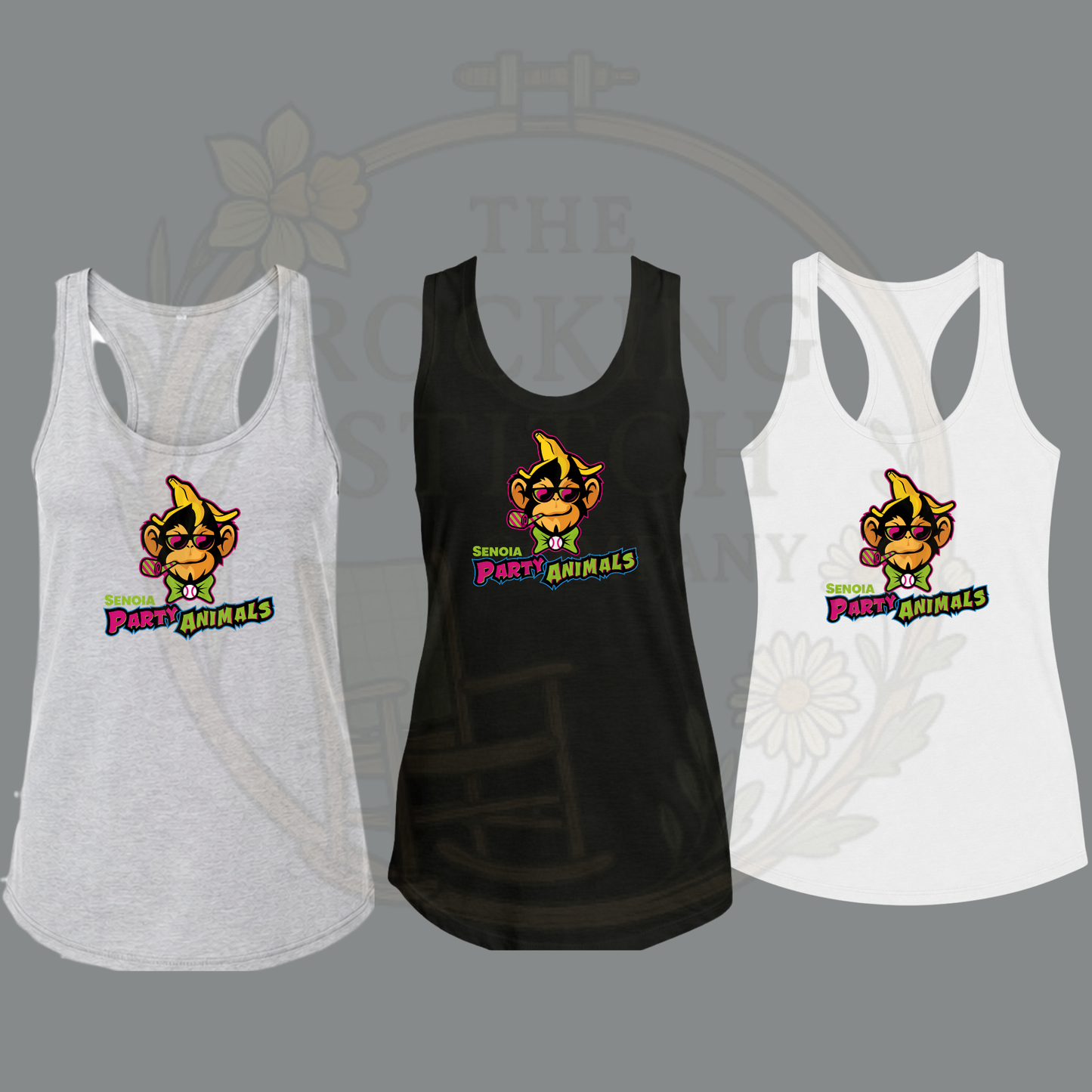 Senoia Party Animals Bella Canvas Racerback Tank