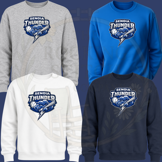 Senoia Thunder Baseball Crewneck