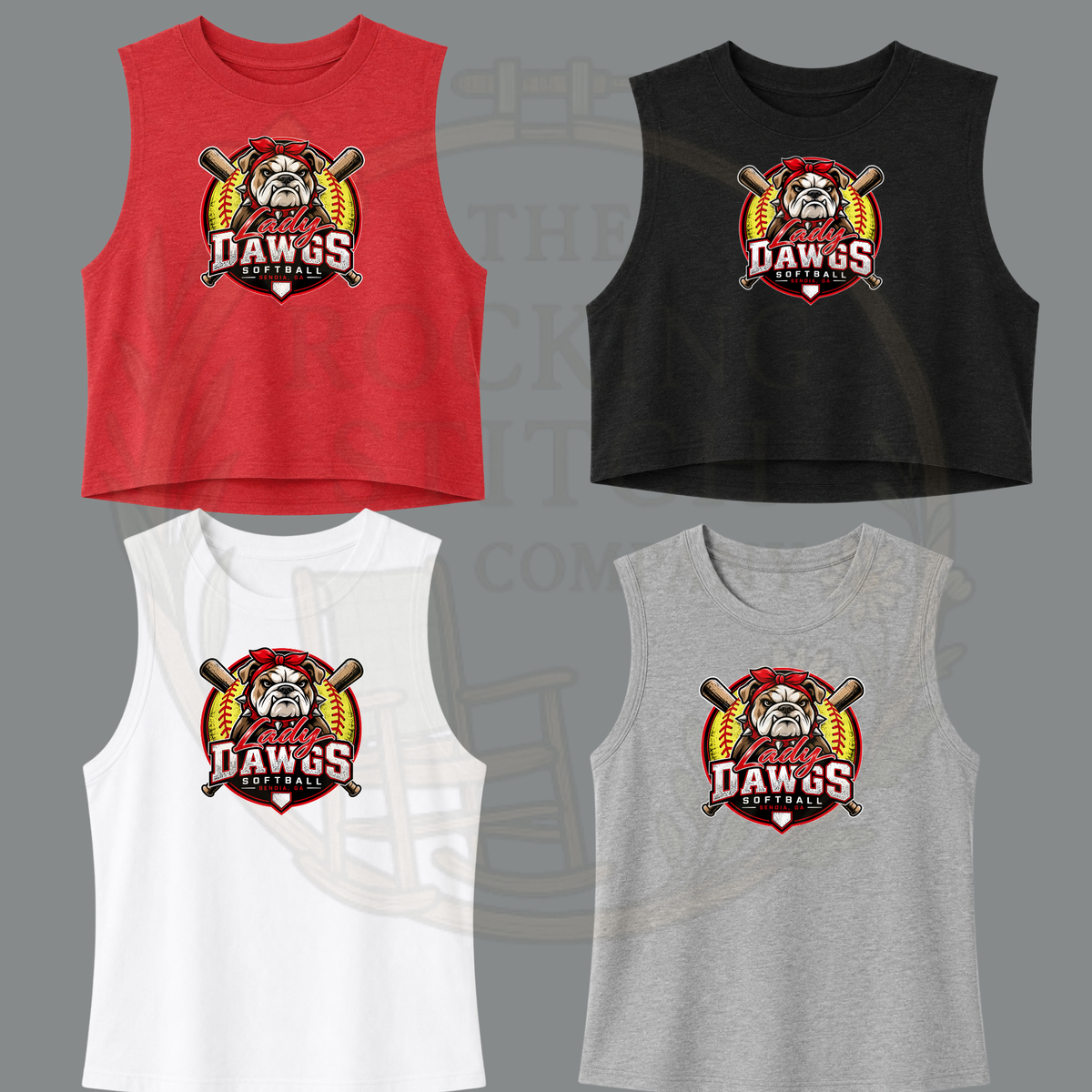 Lady Dawgs Bella Canvas Cropped Tank