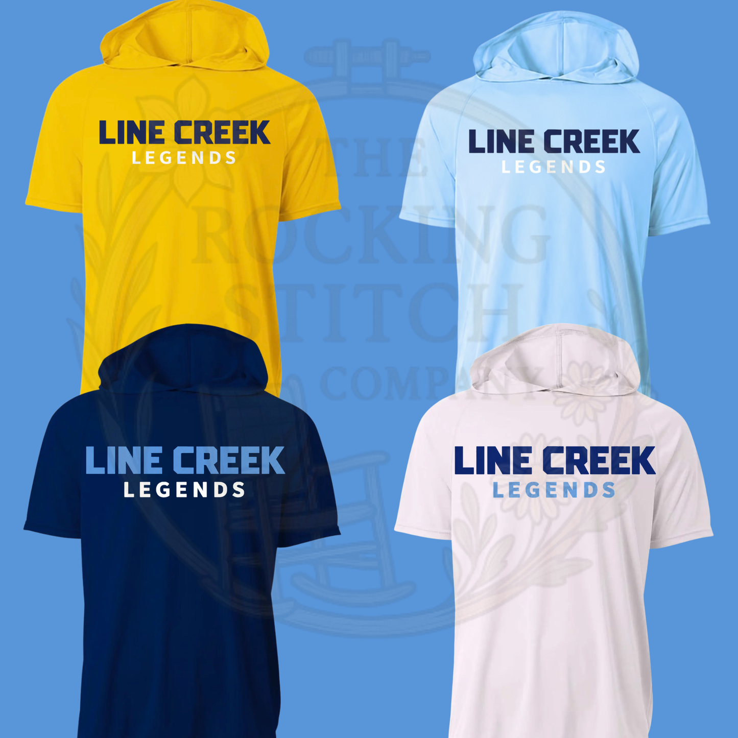 Line Creek Legends Drifit Short Sleeve Hoodie