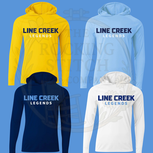 Line Creek Legends Drifit Long Sleeve Hoodie